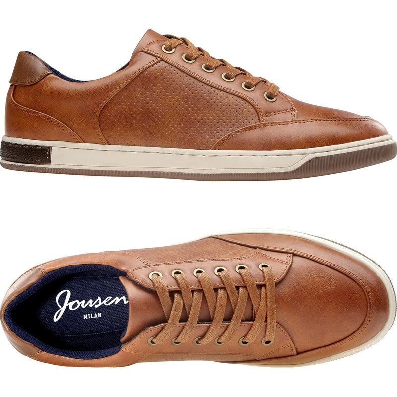 Jousen Men's Casual Shoes Memory Foam Casual Sneakers for Men (A81Q02 Brown 11.5) - Image 3